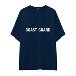 Coast Guard Oversize Tişört - Lacivert - Ön Görünüm