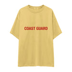 Coast Guard Oversize Tişört - Sarı - Ön Görünüm