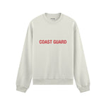 Coast Guard Oversize Sweatshirt - Beyaz - Ön Görünüm