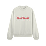 Coast Guard Oversize Sweatshirt - Beyaz - Ön Görünüm