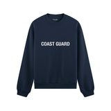 Coast Guard Oversize Sweatshirt - Lacivert - Ön Görünüm