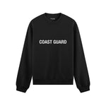 Coast Guard Oversize Sweatshirt - Siyah - Ön Görünüm