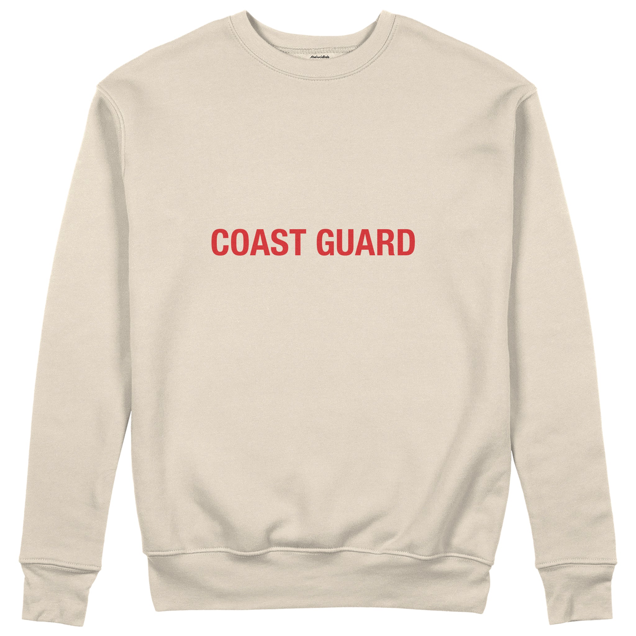 Coast Guard Sweatshirt - Krem - Ön Görünüm