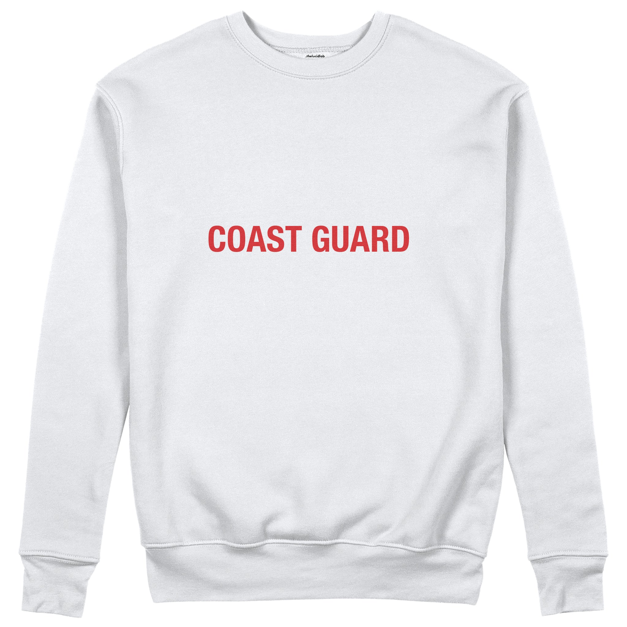 Coast Guard Sweatshirt - Beyaz - Ön Görünüm