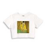 The Kiss Crop Tişört