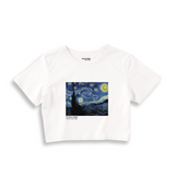 The Starry Night Crop Tişört