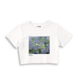 Water Lilies Crop Tişört