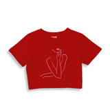 Women / Kadın Silüeti Crop Tişört