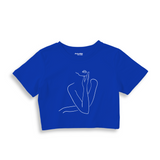 Women / Kadın Silüeti Crop Tişört