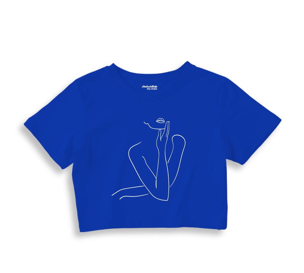 Women / Kadın Silüeti Crop Tişört