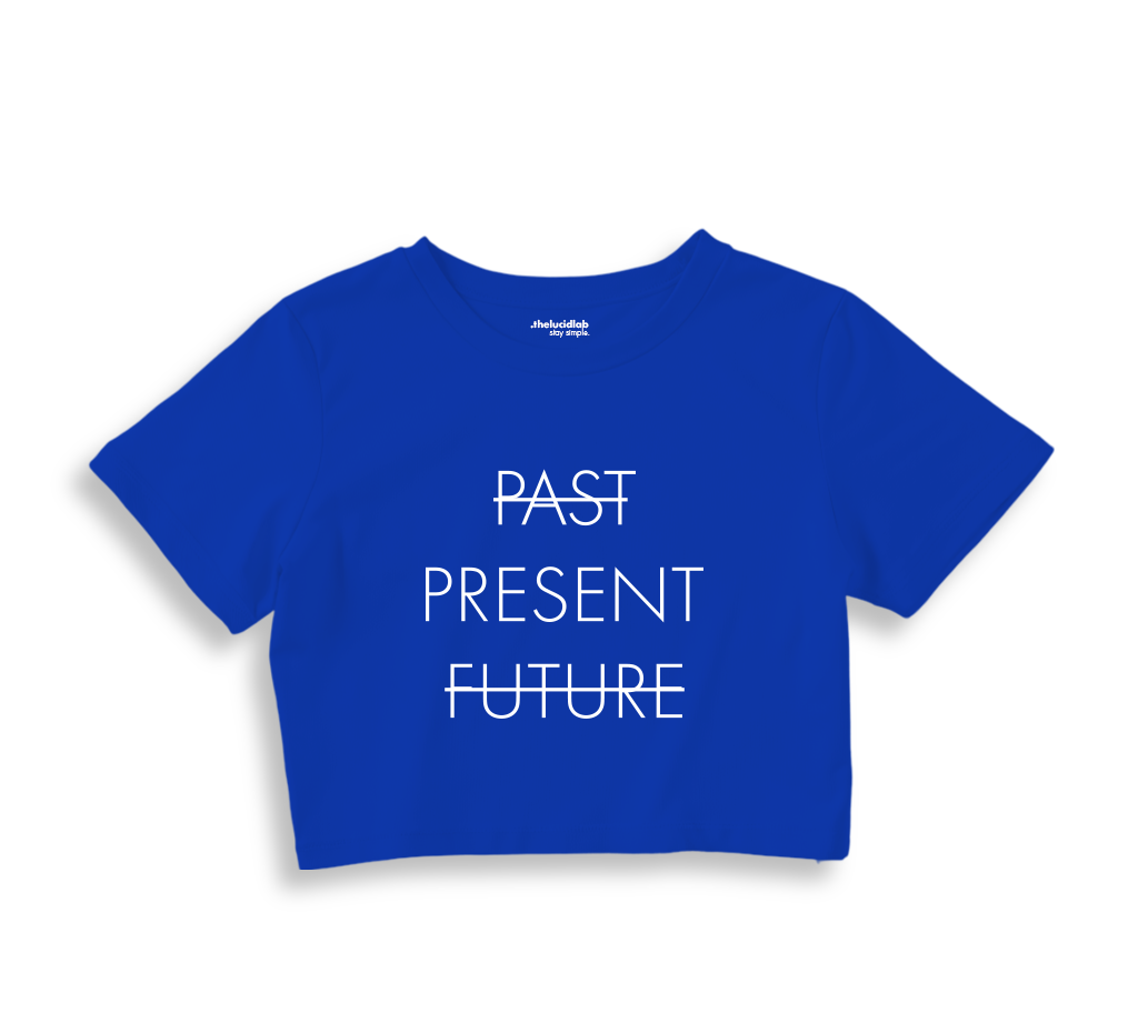 Past Present Future Crop Tişört