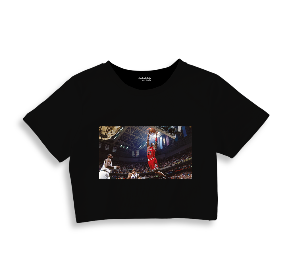 Michael Jordan Chicago Bulls 1997 Crop Tişört
