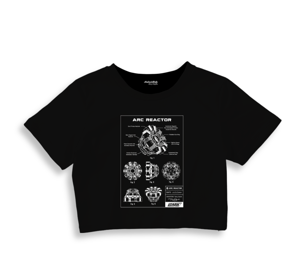 Arc Reactor Crop Tişört