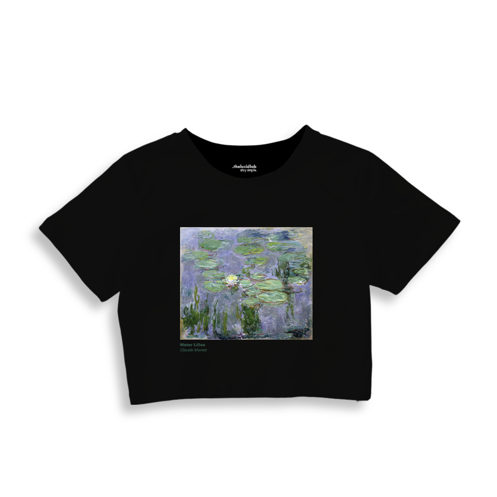 Water Lilies Crop Tişört