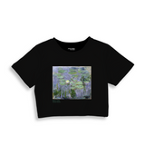 Water Lilies Crop Tişört