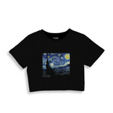 The Starry Night Crop Tişört