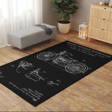 Harley Davidson Model 28B Chalkboard Carpet