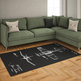 F4U Corsair Chalkboard Halı