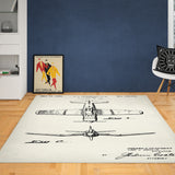 F4U Corsair Ivory Halı