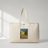 Café Terrace at Night Daily Tote Bag