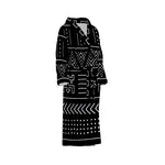 Dark Aztec - Etnik Desenli Bornoz