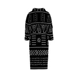 Dark Aztec - Etnik Desenli Bornoz