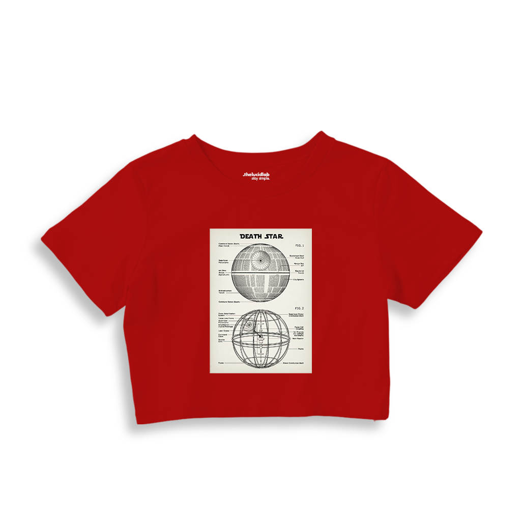 Death Star Crop Tişört