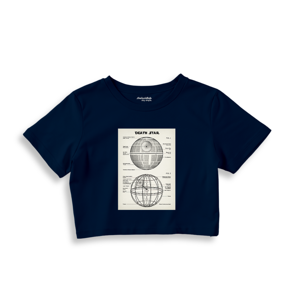 Death Star Crop Tişört