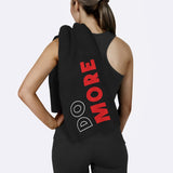 Do More / Black Red Sports Towel