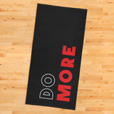 Do More / Siyah Kırmızı Spor Havlusu