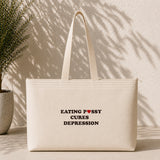 Eating Pussy Cures Depression Weekend Tote Bag