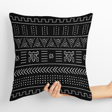 Dark Aztec - Etnik Çift Taraflı Kırlent Kılıfı 2 Adet