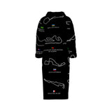 All Tracks Black / Formula 1 Tracks Bathrobe
