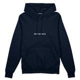 F*CK YOU Pie Chart Oversize Hoodie – Lacivert – ön görünüm