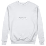 F*CK YOU Pie Chart Sweatshirt – Beyaz – ön görünüm