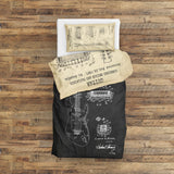 Gibson Les Paul Vintage & Fender Stratocaster Chalkboard Çift Taraflı Nevresim Takımı