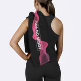 Focus On You / Pink-Black Sports Towel