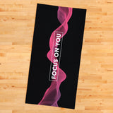 Focus On You / Pink-Black Sports Towel