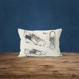 Football Boots Ivory Double Sided Pillow Case