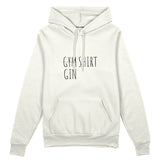 Gin Shirt Oversize Hoodie – Beyaz – ön görünüm