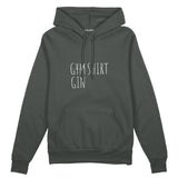 Gin Shirt Oversize Hoodie – Antrasit – ön görünüm