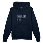 Gin Shirt Oversize Hoodie – Lacivert – ön görünüm