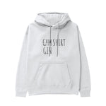 Gin Shirt Hoodie – Beyaz – ön görünüm