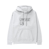 Gin Shirt Hoodie – Beyaz – ön görünüm