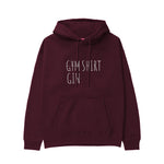 Gin Shirt Hoodie – Bordo – ön görünüm