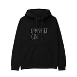 Gin Shirt Hoodie – Siyah – ön görünüm