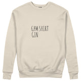 Gin Shirt Sweatshirt – Bej – ön görünüm