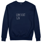 Gin Shirt Sweatshirt – Lacivert – ön görünüm