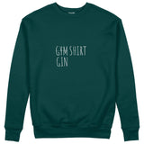 Gin Shirt Sweatshirt – Koyu Yeşil – ön görünüm