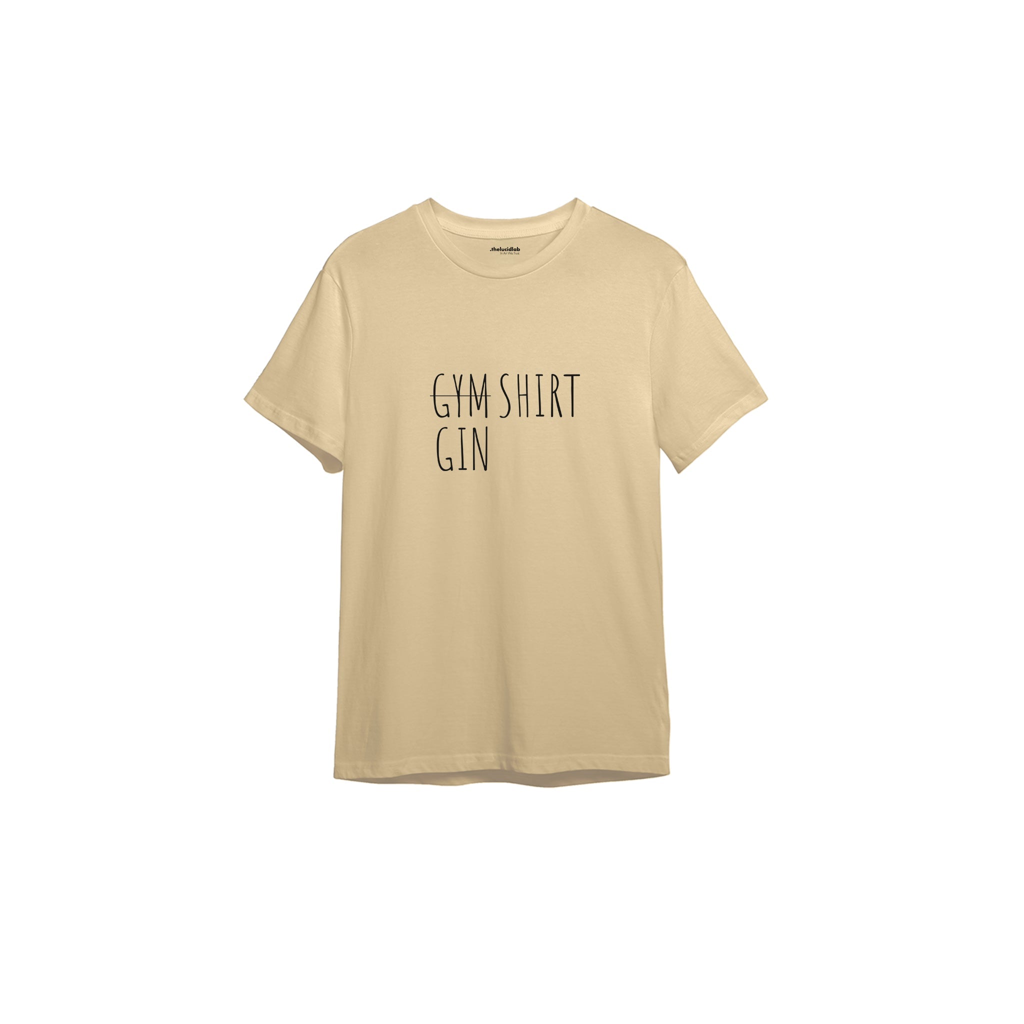 Gin Shirt Tişört — Krem — ön görünüm